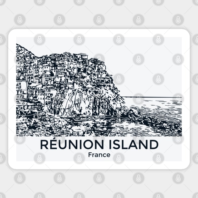 Réunion Island - France Magnet by Lakeric